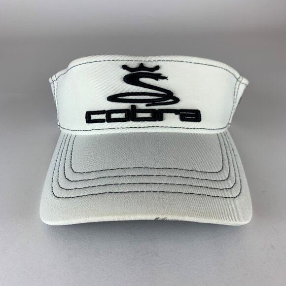Cobra Golf Mens White Strapback Adjustable Visor - Picture 2 of 5